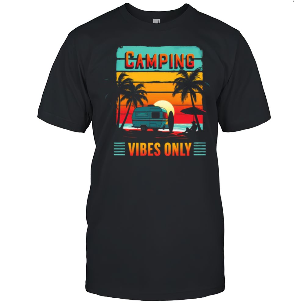 Camping Vibes Only Sunset T-Shirt