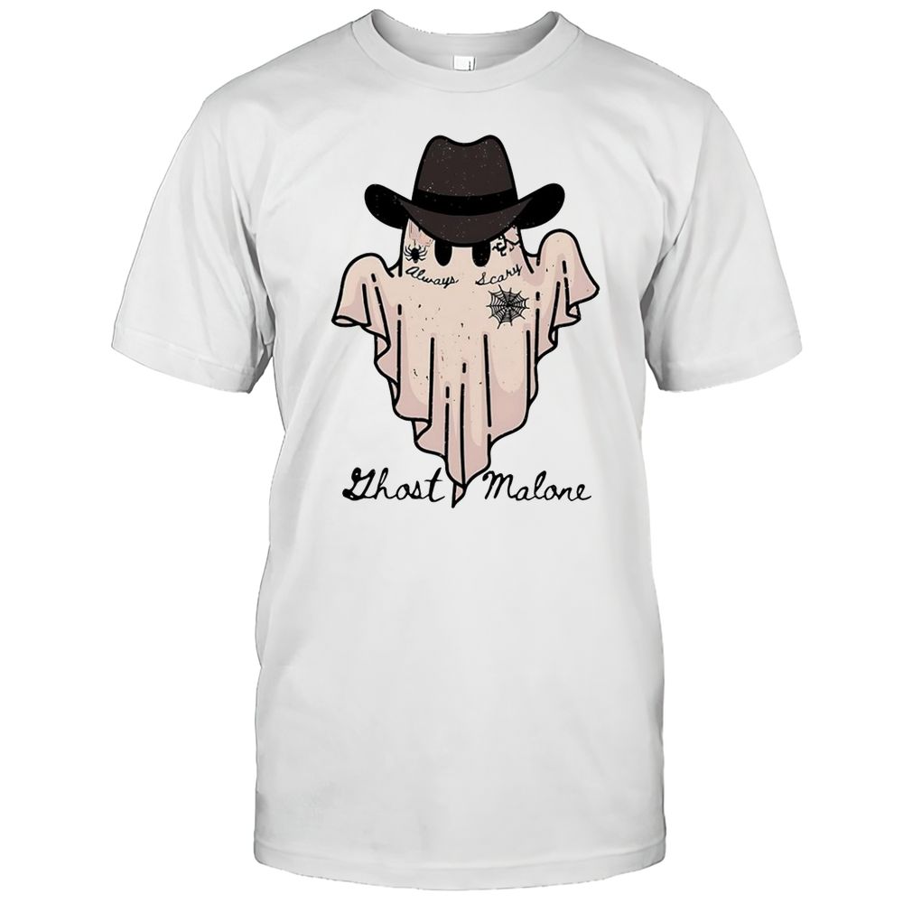 Ghost Malone Cowboy Halloween Western Shirt