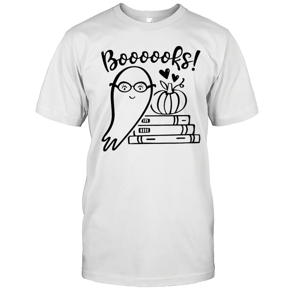 Halloween Ghost Reading Books Design Classic