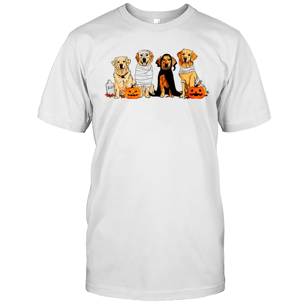 Halloween Golden Retriever Dog Lovers Shirt