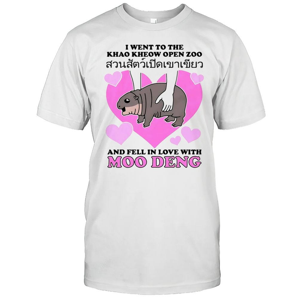 I Went To The Khao Kheow Open Zoo An Fell In Love With Moo Deng Shirt